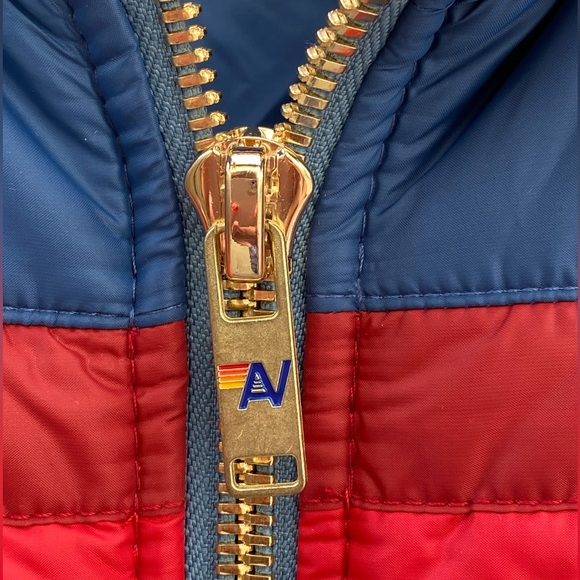 Aviator Nation 4-Stripe Cobalt Puffer Jacket - Picture 3 of 6